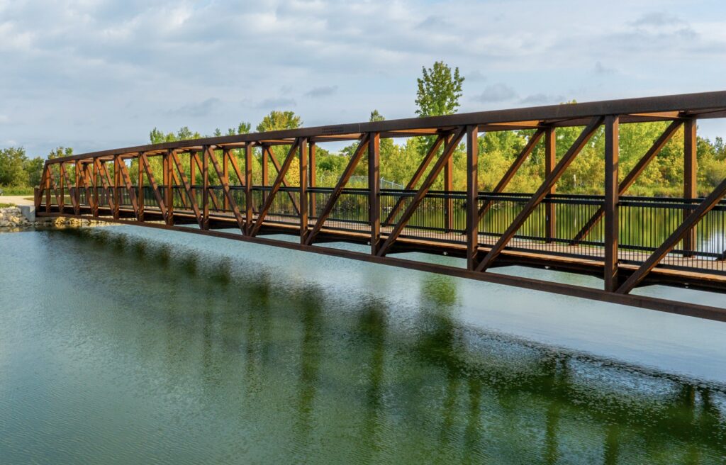 Buffalo Crossing pedestrian bridge