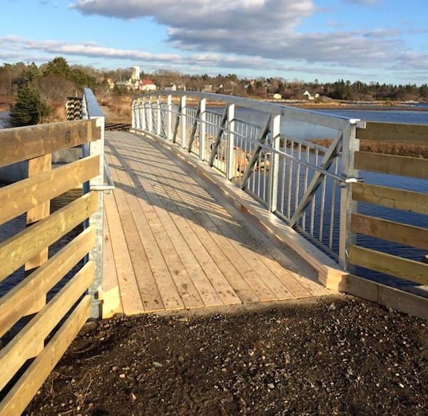 Pedestrian Bridge makes a big difference to small Nova Scotia town