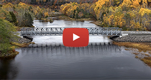 Algonquin T1000 Modular Bolted Truss Bridge, Weymouth, NS