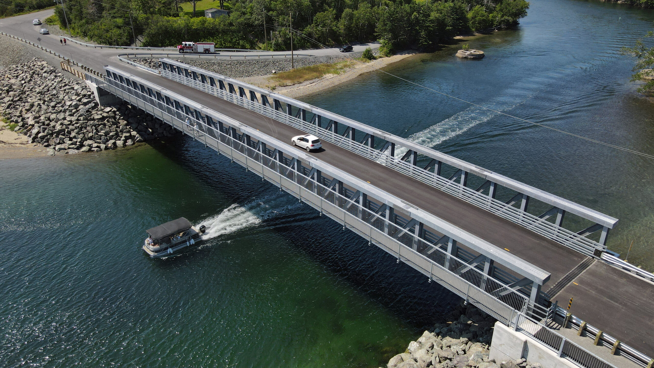 T1000 Modular Truss Bridge, Mira Gut, NS